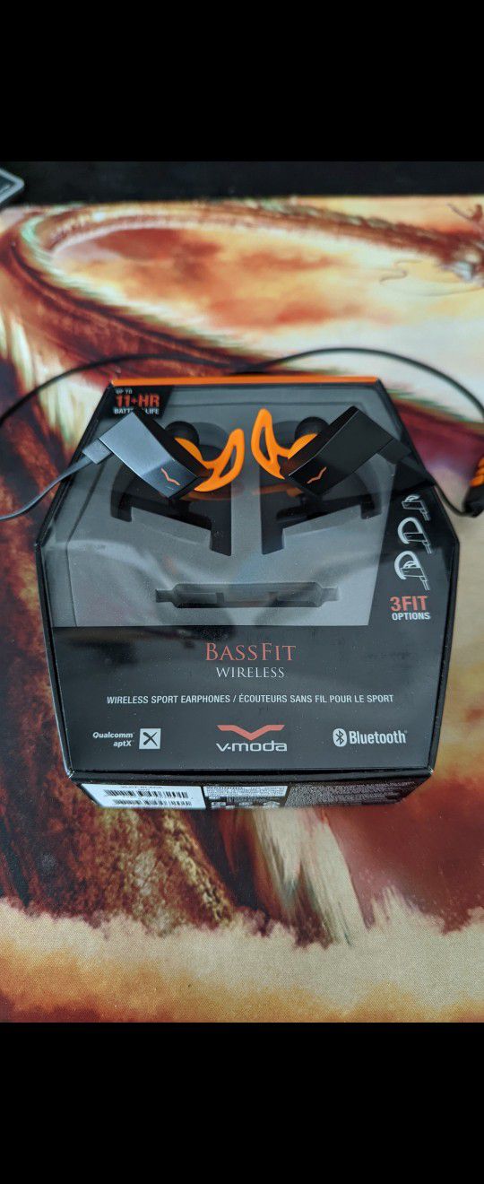 V-Moda Bassfit Wireless Sports Earbuds