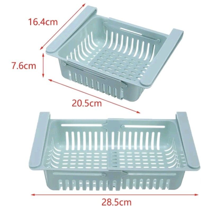 Kitchen Fride Organizer  Asket Storage Rack Holder
