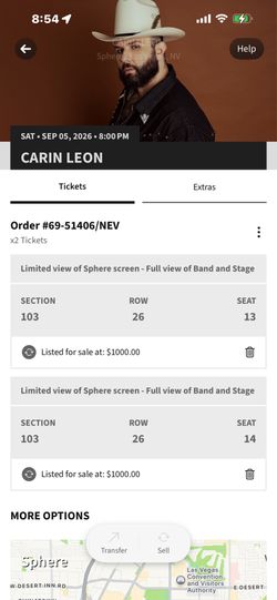 Carin Leon tickets