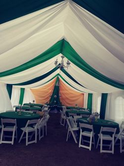 Chairs.tents.tables