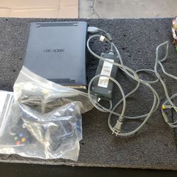 X Box 360 System No Games With Plugs And Controllers From Storage Sold As Is You Test