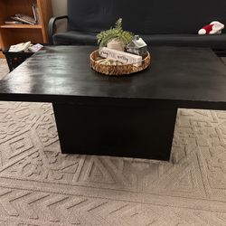 Black Wood Coffee Table