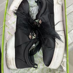 Sam Edelman Feathered Sneaker Shoes  