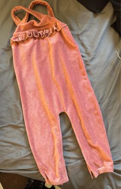 Baby girl pink overall 18-24m