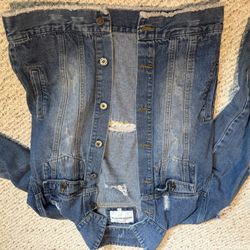 Distressed Jean Jacket 