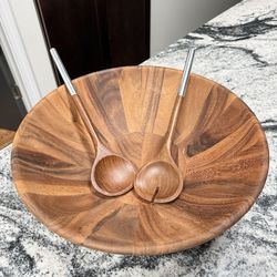 Crate and Barrel serving bowl