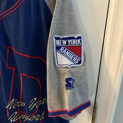  Vintage Starter New York Rangers Hooded Tee