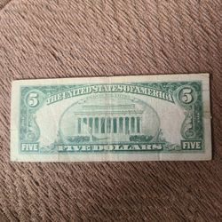 1963.      5 Dollars Note 