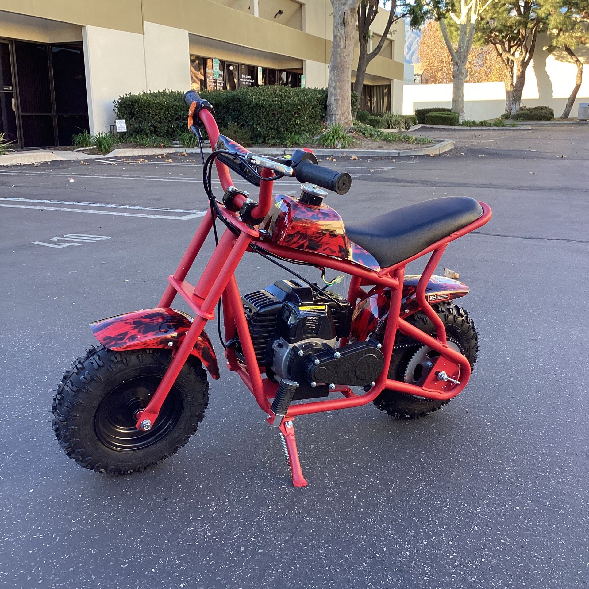 50 CC Mini Dirt Bike Gas Powered Motorcycle, Off Road Trail Bike, Max Load 165 lbs, Up to 20 MPH