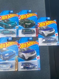 Honda 5 car lot hot Wheels all for10$$$