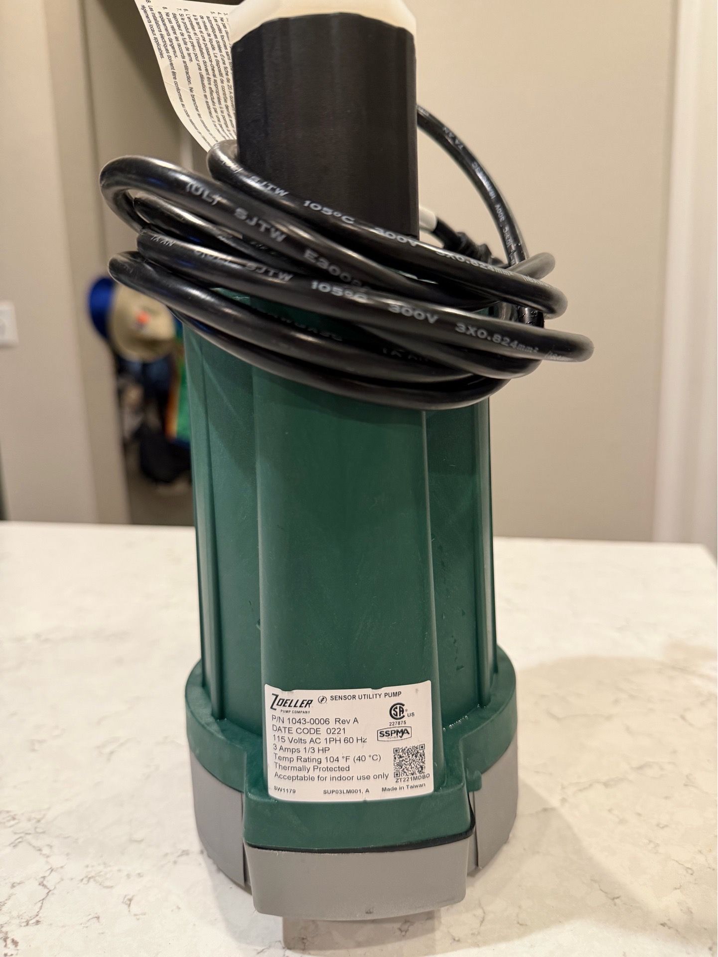 Zoeller Sensor Utility Pump
