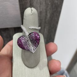 Sterling silver 925 ring with cubic zirconia