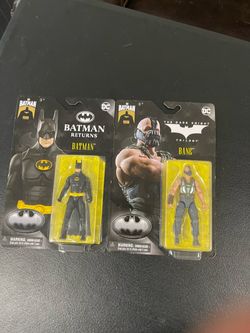 DC Batman Returns & Bane Action Figures Set