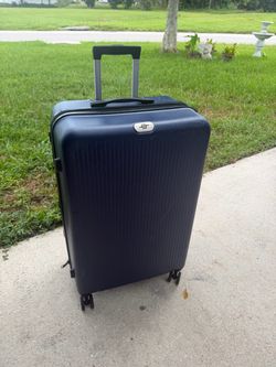Navy Blue Hard Shell Spinner Luggage