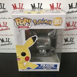 Pokemon Pikachu 353 25th Anniversary Funko Pop