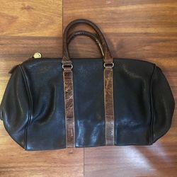 Furla Vintage Crocodile Embossed Handle Bag