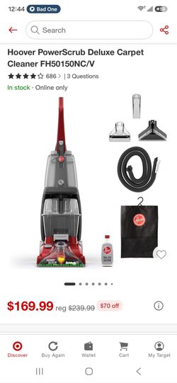 Hoover PowerScrub Deluxe Carpet Cleaner FH50150NC/V