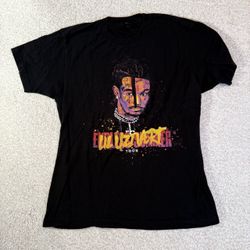 Lil Uzi Vert Tour T-Shirt Black Graphic Tee Rap Hip Hop Concert Merch Large
