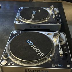 Two Stanton T80 Turntables