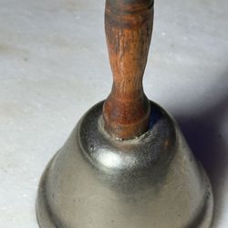 Antique school bell 1880s to the 1920s
