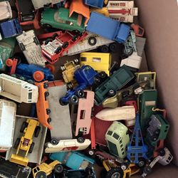 Large vintage collection lot Matchbox & Corgi diecast toy cars No redline Hot Wheels 1960s 70s toys