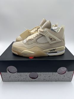 Off White Sail Jordan 4 Retro