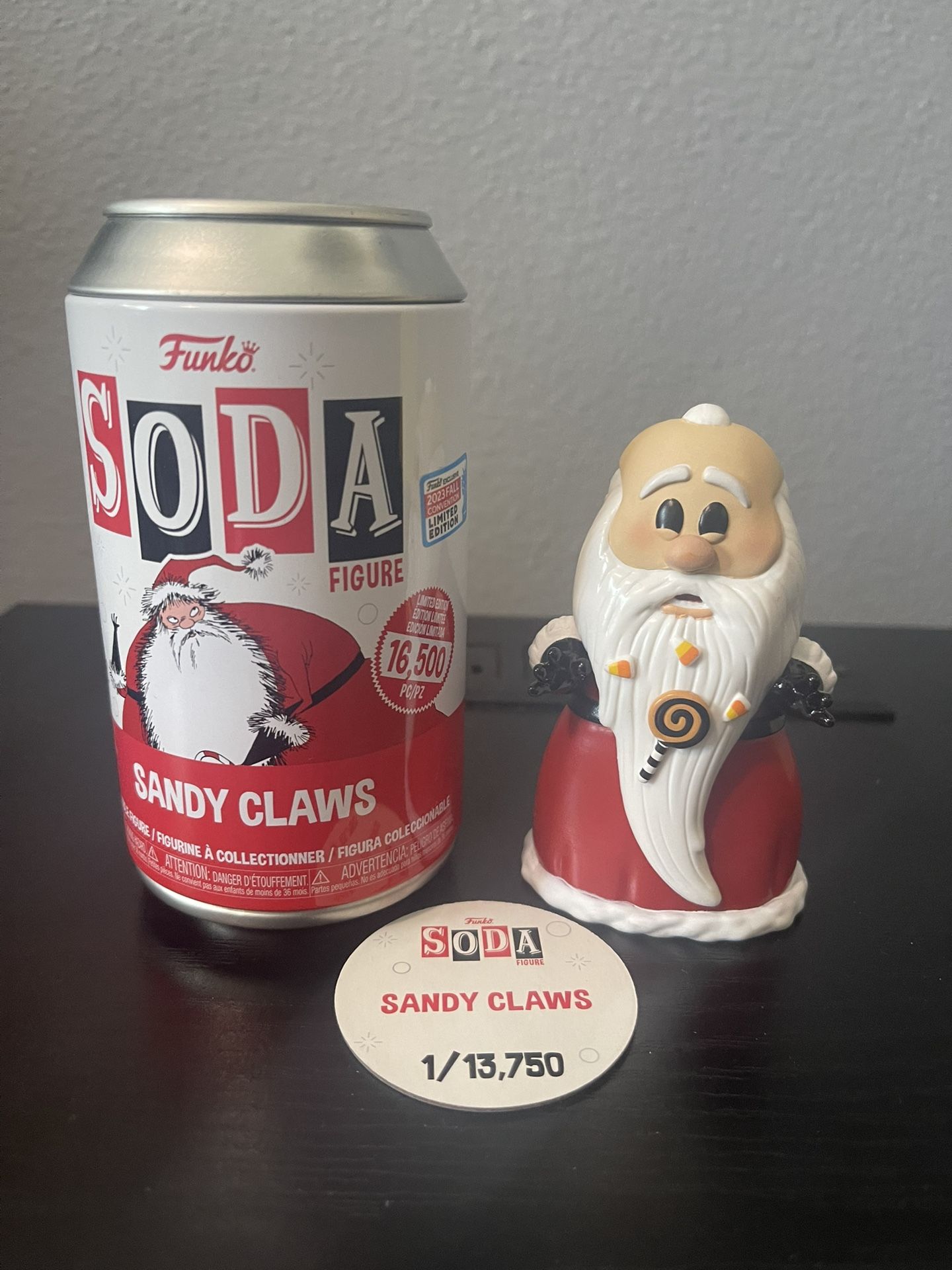 Funko Soda Vinyl Collectible Nightmare Before Christmas Sandy Claus