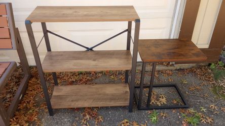 Bookshelf and end table. Or TV stands