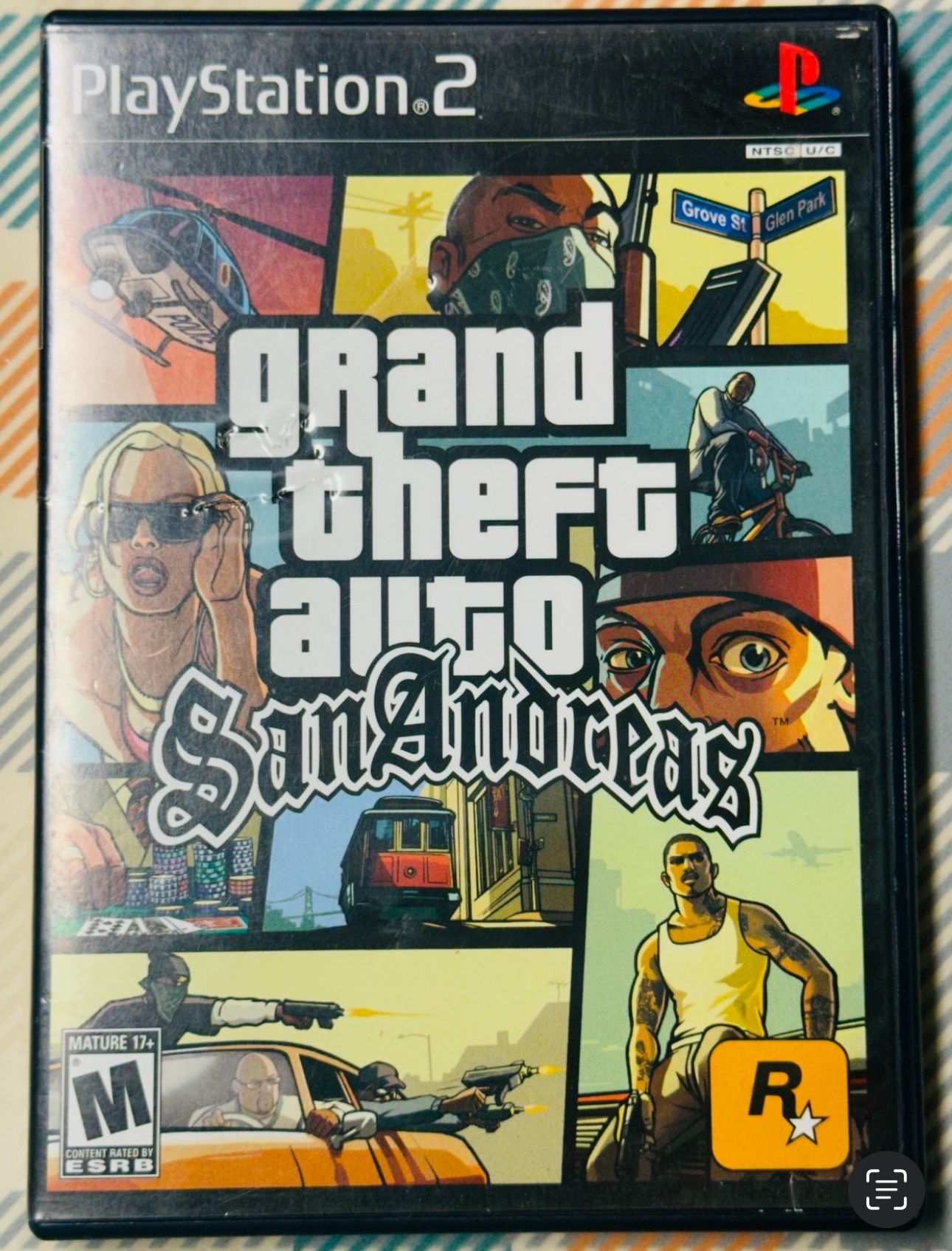 GTA Grand Theft Auto: San Andreas PlayStation 2 (PS2) - Black Label Tested