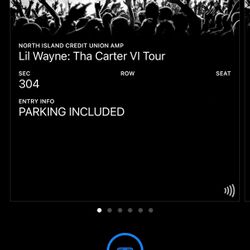 2 Lil Wayne Tickets 9/10