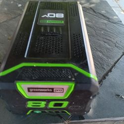 80volts Greenworks Pro Battery