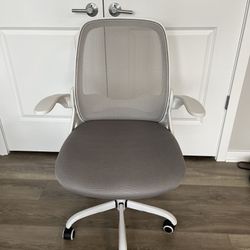 Ergonomic Desk Chair, Flip-Up Armrests And Adjustable Height