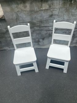 Two Melissa & Doug Toddler chairs