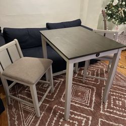 Dining Table With 2 High Chairs