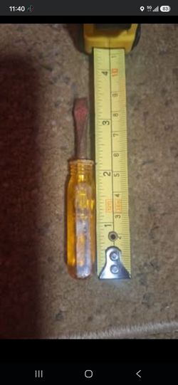 Small flathead screwdriver