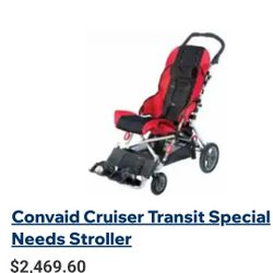 Convaid Cruiser Transit For Special Needs