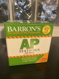 Barron’s AP Statistics 450 Flash Cards