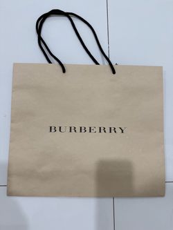 Armani Burberry Rolex empty paper shopping bags