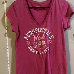 Aeropostale Pink t shirt women Tshirt XL