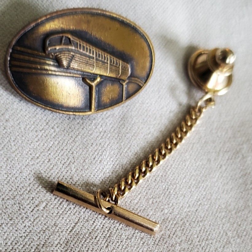 Vintage Seattle Monorail Tie Pin