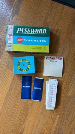 Password Game Volume 10 Vintage 1970’s