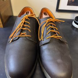 Timberland Brown Leather Shoes Size 16M – Clean, Minimal Everyday