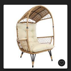 2 For Price Of 1 . 2. For. 1 -$4"""1ChairmEgg Chair Tan Still In Box