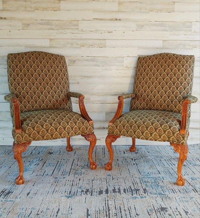 Charming Vintage Fairfield Accent Armchairs