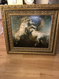 Fighting stallions Tomasz Rut