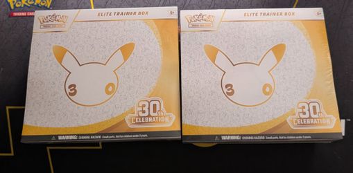 Pokemon 30th Celebration Elite Trainer Box x2