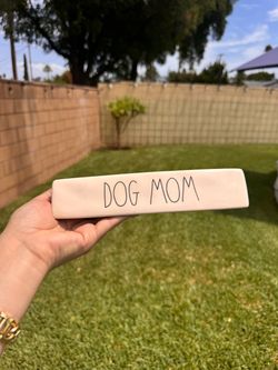 Rae Dunn “Dog Mom” Desk Name Plaque — $12 OBO