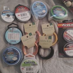 All Different Kinds And Size Wire And Beads String