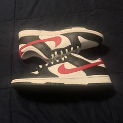 Nike Dunk Low Retro Red Swoosh Panda