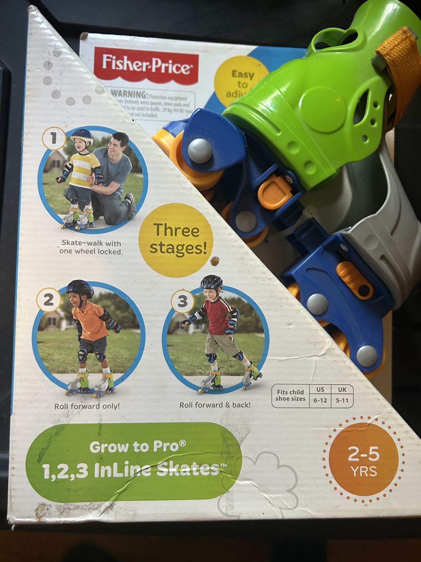 Brand new Fisher-Price in-line skates